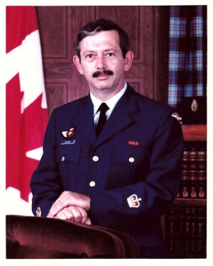KEEPING: Brian Clyde of Exeter and formerly of Newfoundland